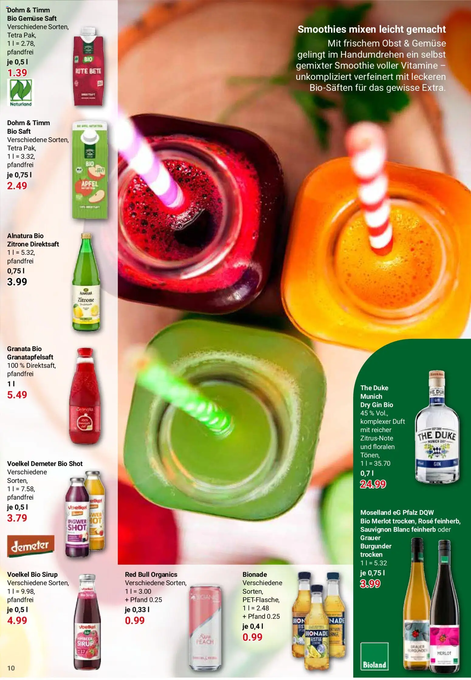 Globus Prospekt – gültig ab 24.08.2026 | Seite: 37 | Produkte: Bionade, Sirup, Zitrone, Gin