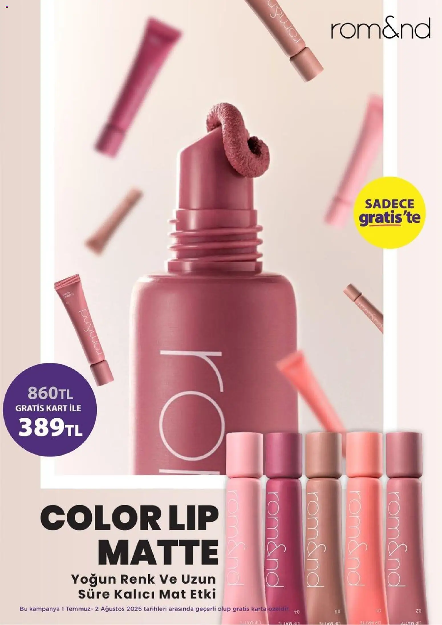 Gratis Katalog - 01 Temmuz 2026 tarihinden itibaren geçerlidir | Sayfa: 19