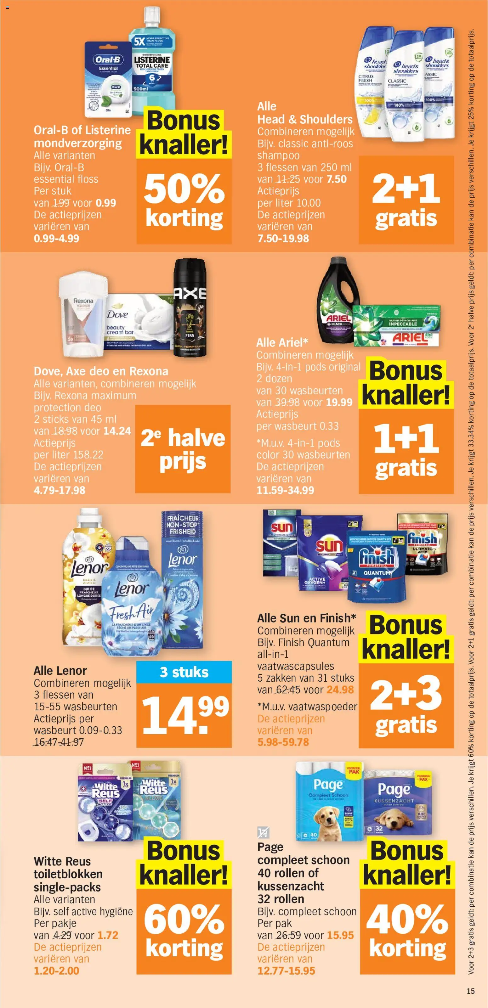 {H1} | Pagina: 15 | Producten: Libacomb, Mondverzorging, Shampoo, Kan
