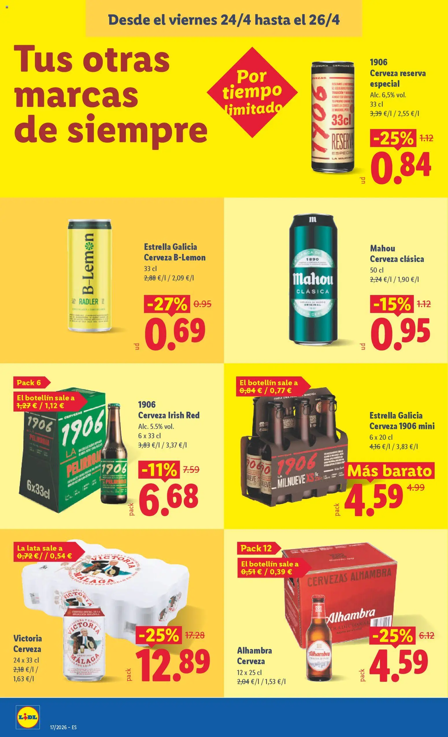Lidl folleto │ válido desde el 20.04.2026 | Página: 42 | Productos: Cerveza