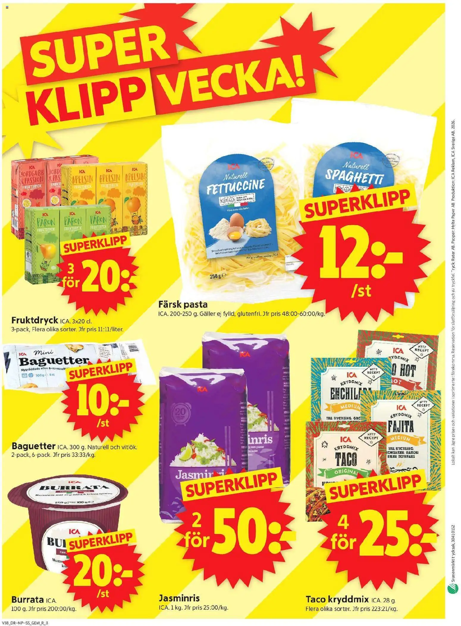 ICA Supermarket reklamblad aktuell från 14/09/2026 | Sida: 10