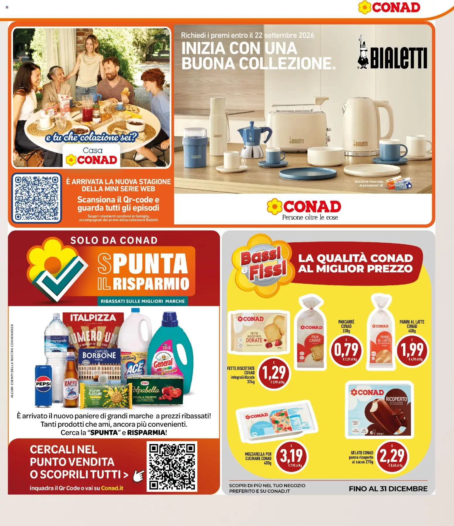 Volantino Conad del 02/09/2026 | Pagina: 5 | Prodotti: Panna, Mozzarella, Latte, Pepsi