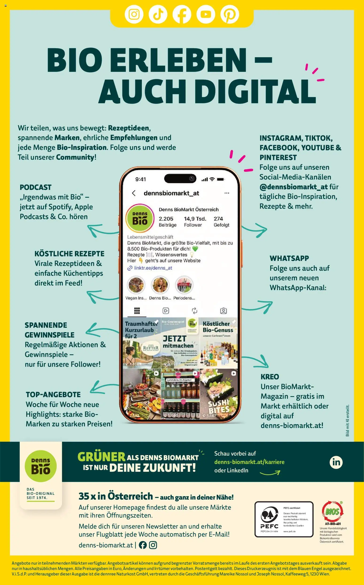 Denns BioMarkt Angebote gültig ab 12.08.2026 | Seite: 14 | Produkte: Magazin, Retter, Apple