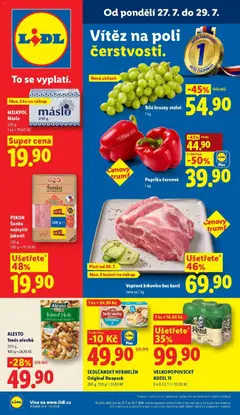 Náhled letáku Lidl aktuální leták od 27.07.2026