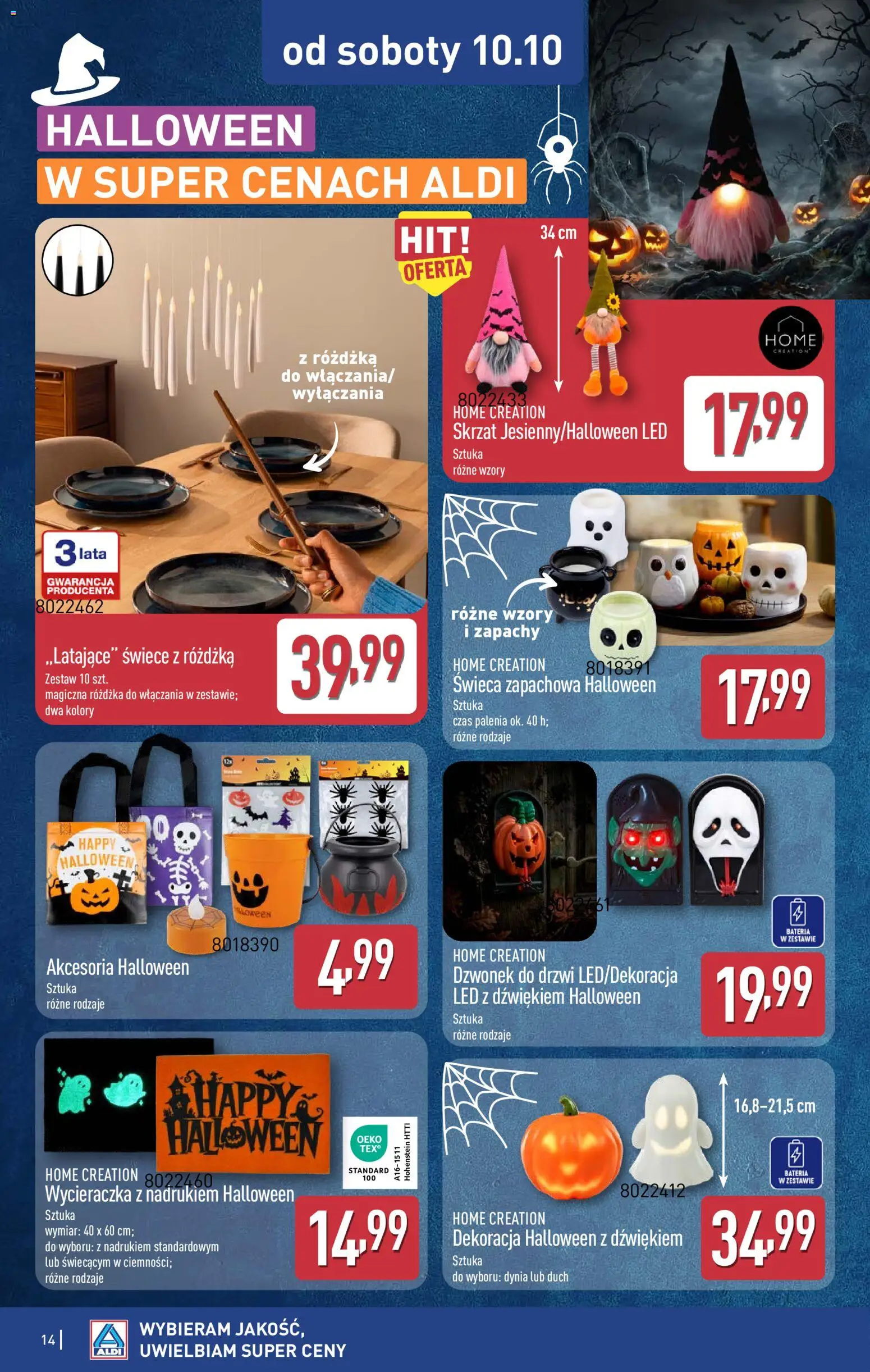 Aldi Polsko leták - Ostatnie sztuki w wybranych sklepach od 07.10.2026 | Strana: 14 | Produkty: LED