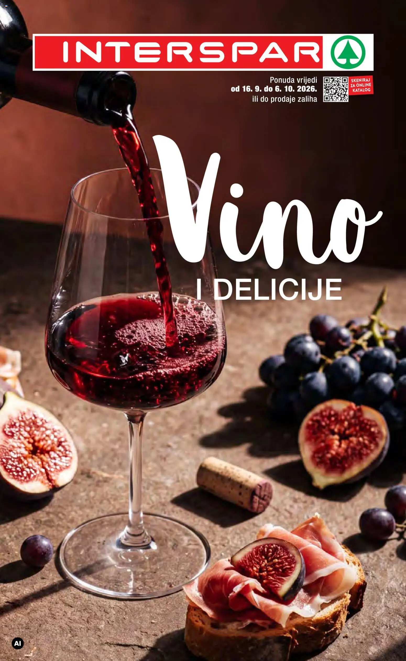 Interspar katalog | vrijedi od 16.09.2026 | Stranica: 1 | Proizvodi: Vino