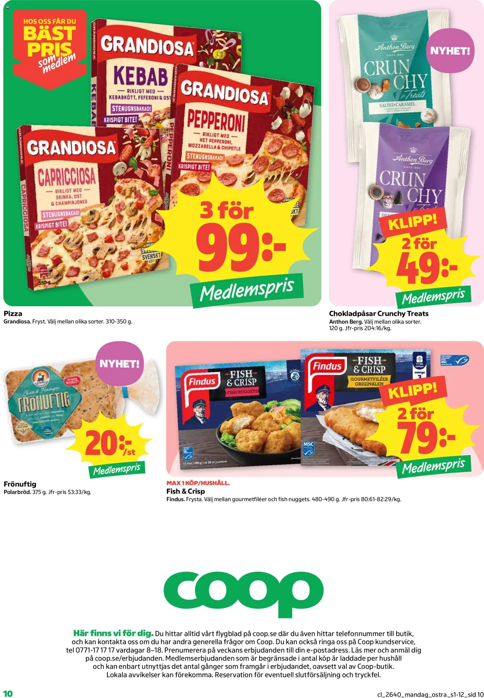 Coop Daglivs reklamblad aktuell från 28/09/2026 | Sida: 10