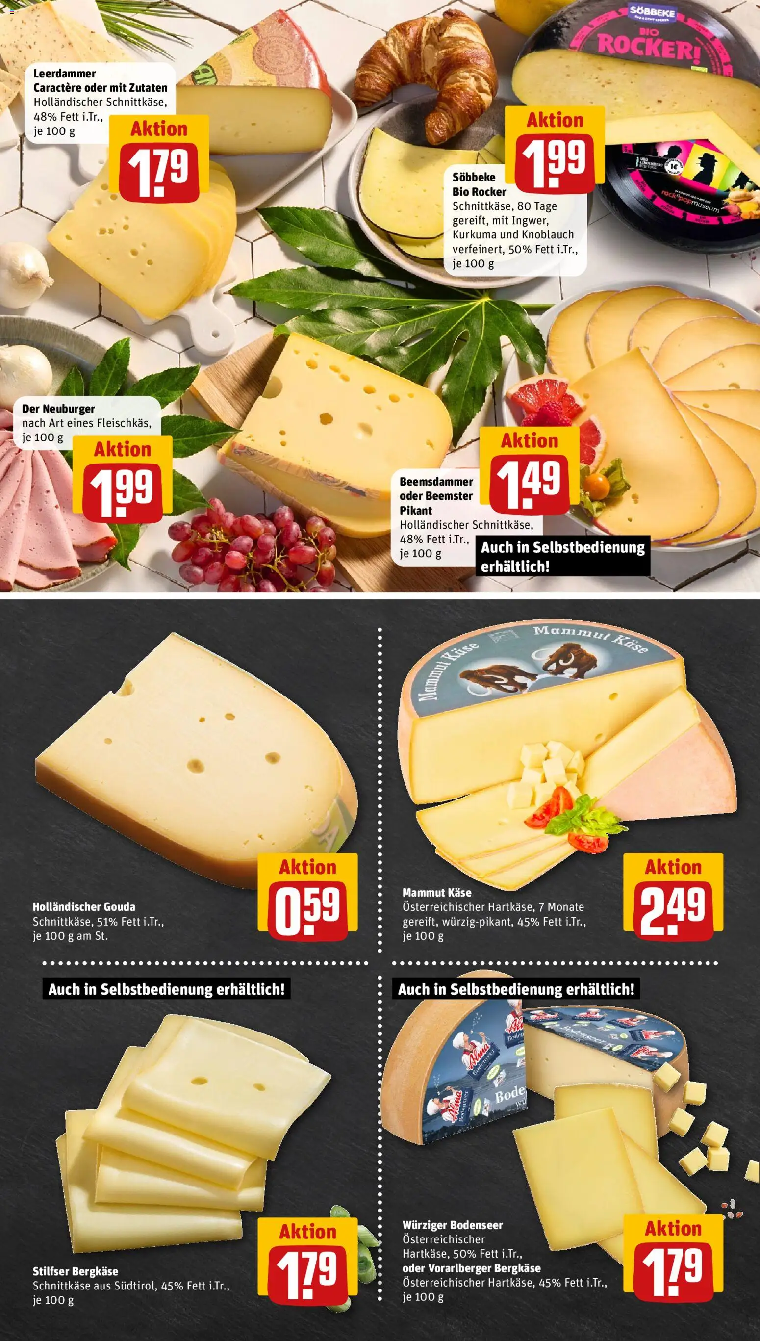 Rewe ihr Kaufpark Prospekt – gültig ab 01.06.2026 | Seite: 9 | Produkte: Käse, Gouda, Leerdammer, Rock