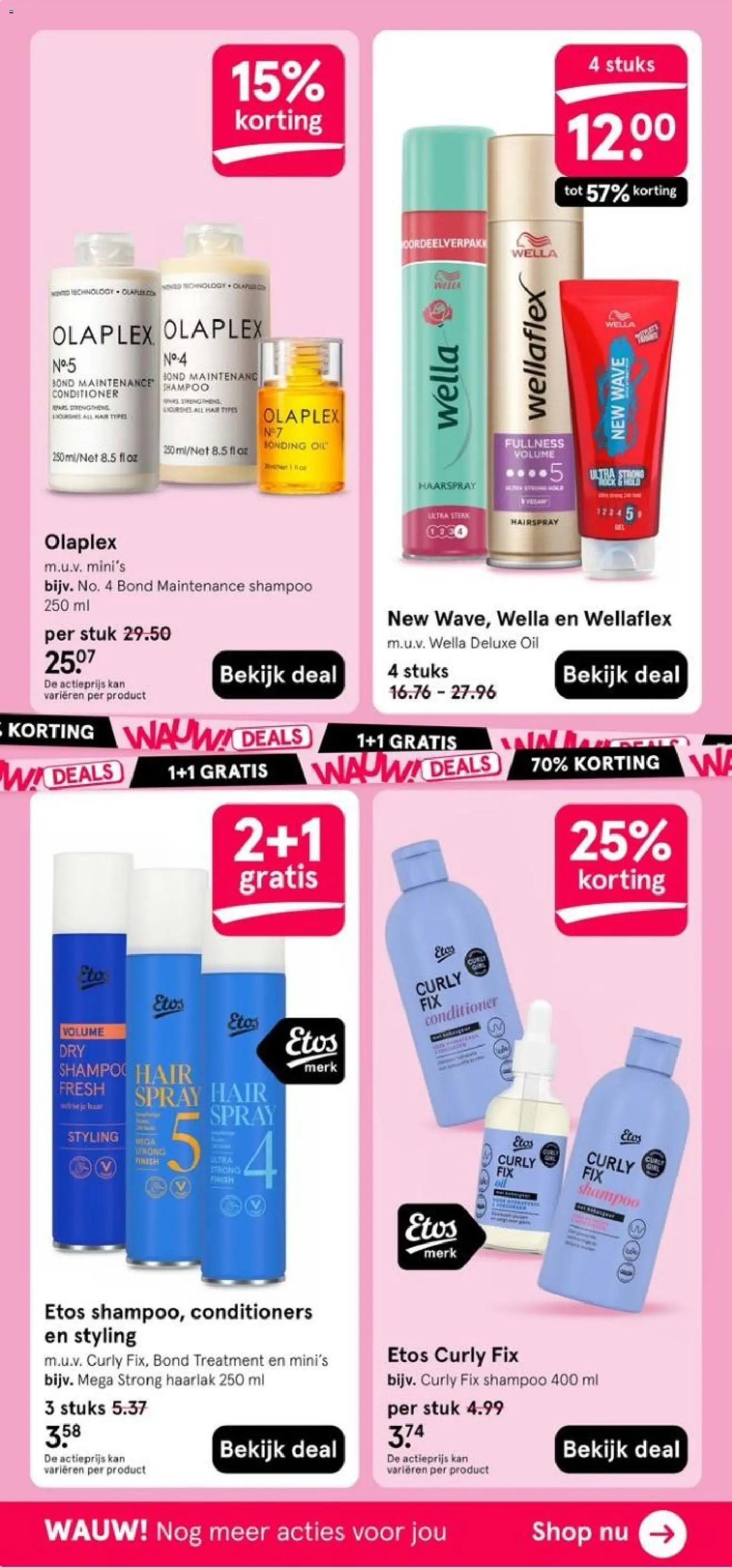 {H1} | Pagina: 12 | Producten: Haarlak, Kan, Shampoo, Conditioner