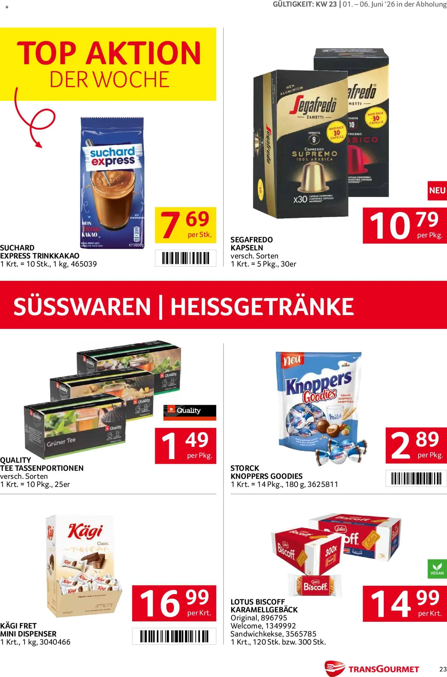Transgourmet Flugblatt gültig ab 01.06.2026 | Seite: 23