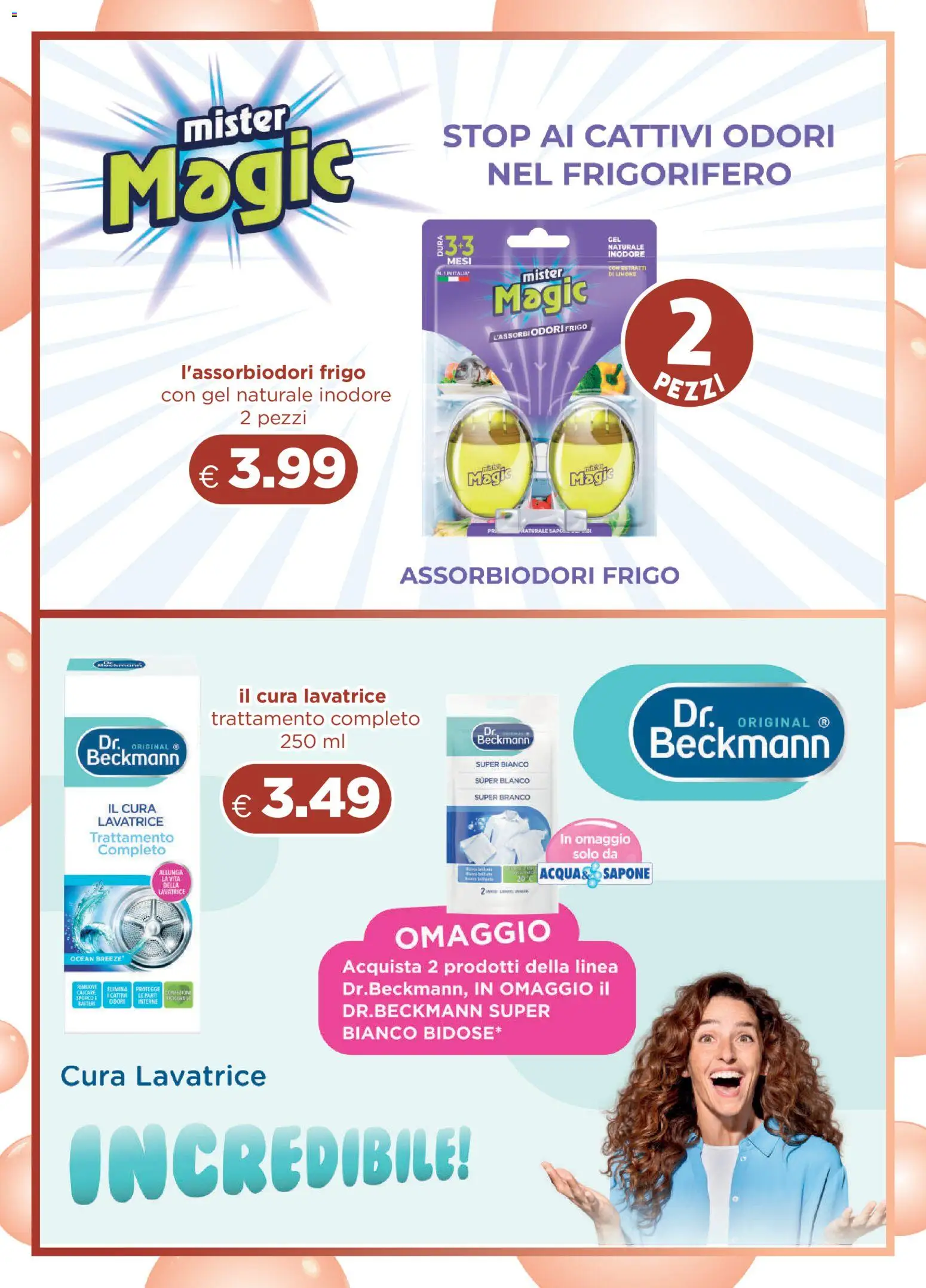 Volantino Acqua e Sapone del 05.04.2026 | Pagina: 3 | Prodotti: Limone, Lavatrice, Frigorifero