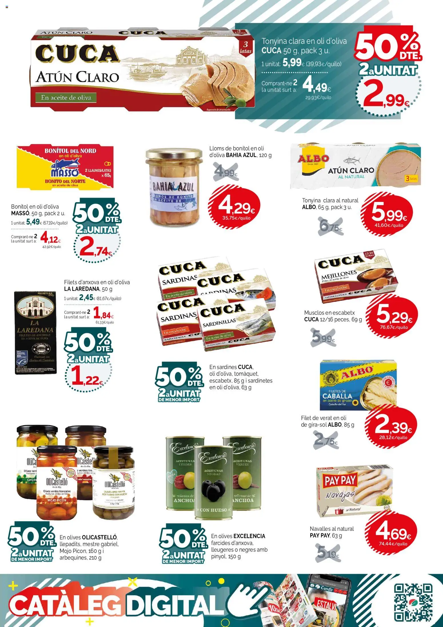 Condis folleto life │ válido desde el 06.05.2026 | Página: 15 | Productos: Sardinillas, Aceite, Aceite de girasol, Atún claro
