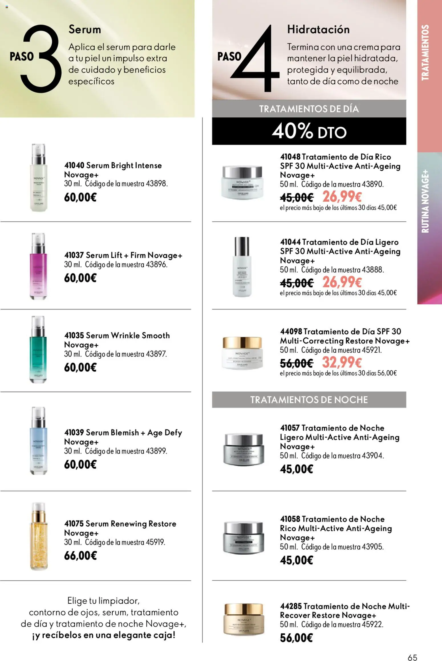 Oriflame - Catálogo Campaña 13 │ válido desde el 16/09/2026 | Página: 65 | Productos: Sérum, Crema, Caja