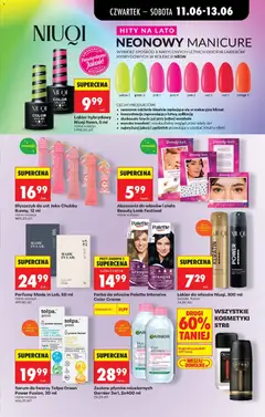 Pogląd oferty "Biedronka gazetka od czwartku" - ważna od 11.06.2026 | Strona: 63 | Produkty: Kosmetyki, Perfumy, Sok, Serum do twarzy