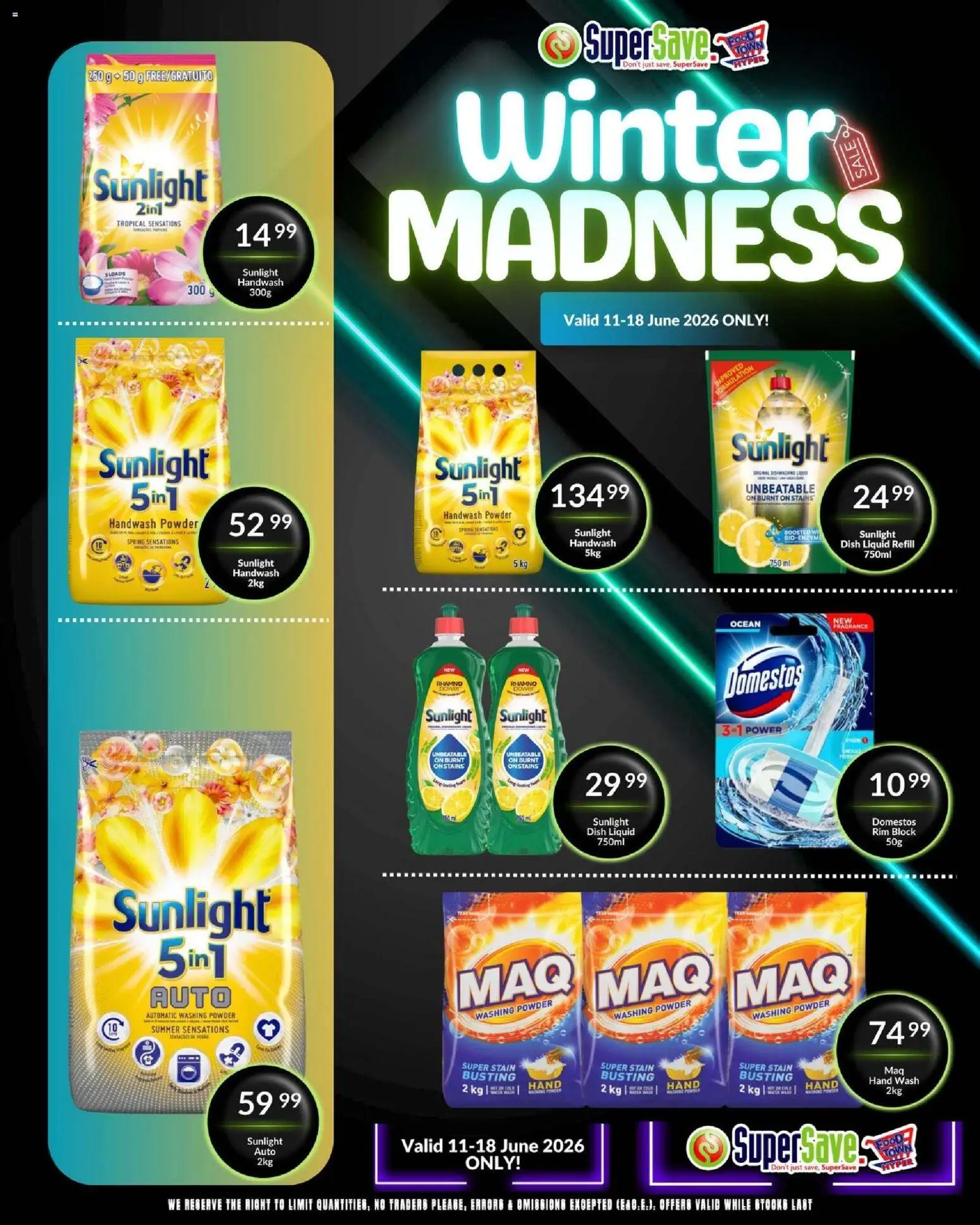 New Super Save catalogue – valid from 11.06.2026 | Page: 57 | Products: Handwash, Powder, Washing powder