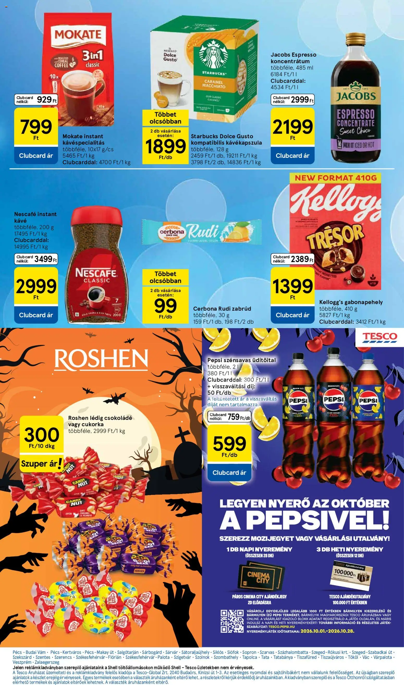 Tesco akciós ujság - amely érvényes a következő dátumtól: 2026.10.08. | Oldal: 25