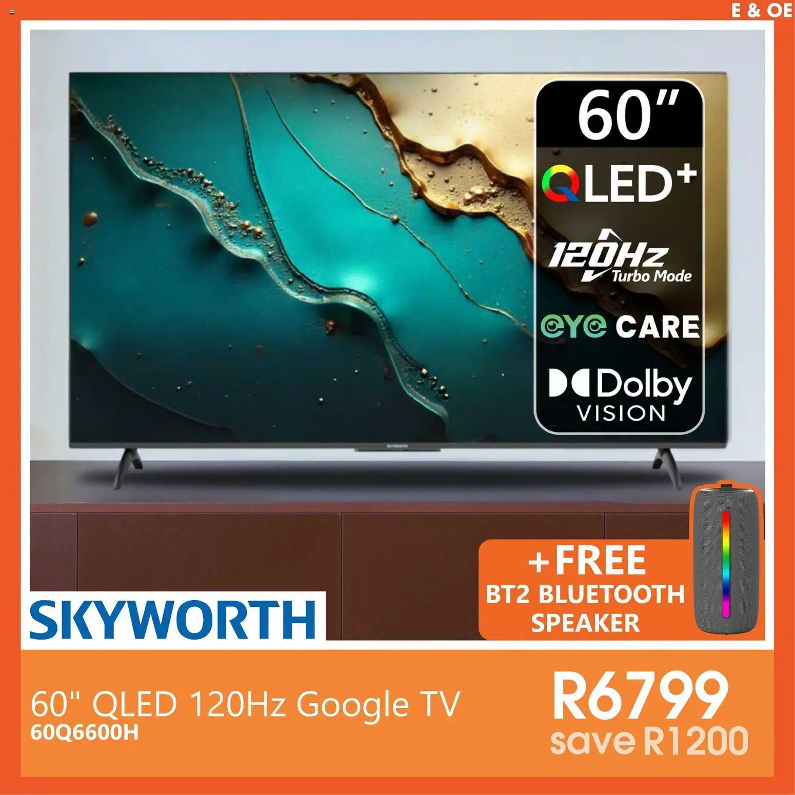 New Tafelberg Furnishers catalogue – valid from 26/08/2026 | Page: 6 | Products: Speaker, TV