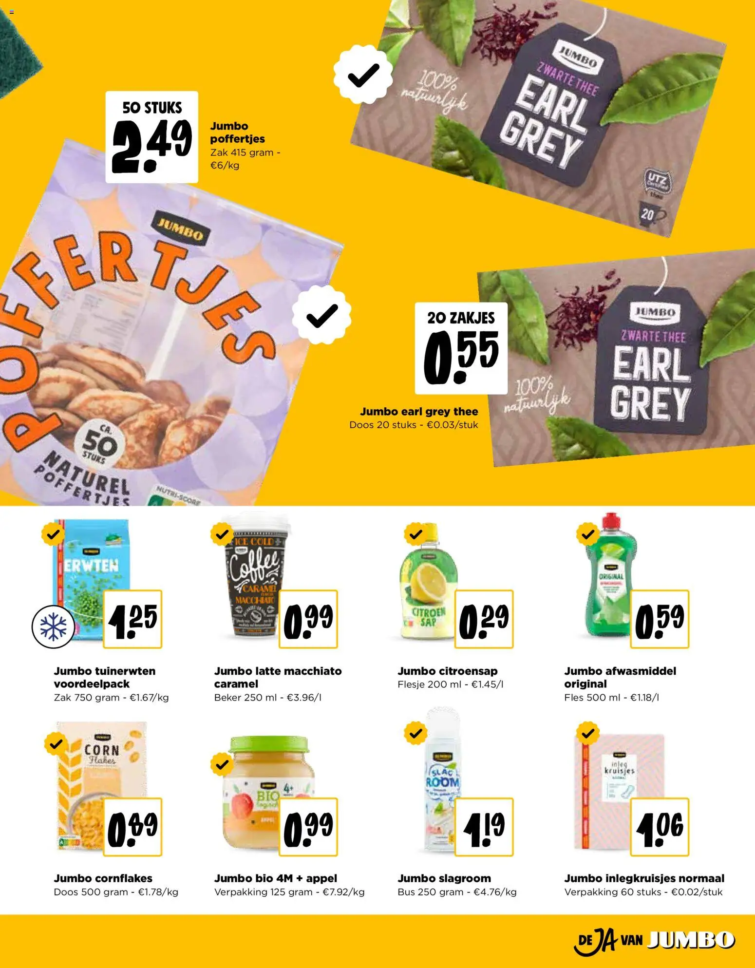 {H1} | Pagina: 17 | Producten: Thee, Slagroom, Zak, Appel