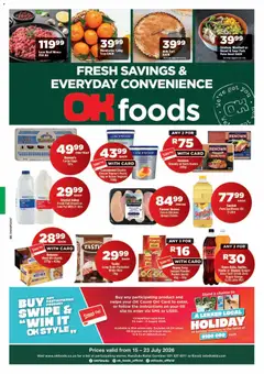 OK Foods specials catalogue – valid from 15/07/2026