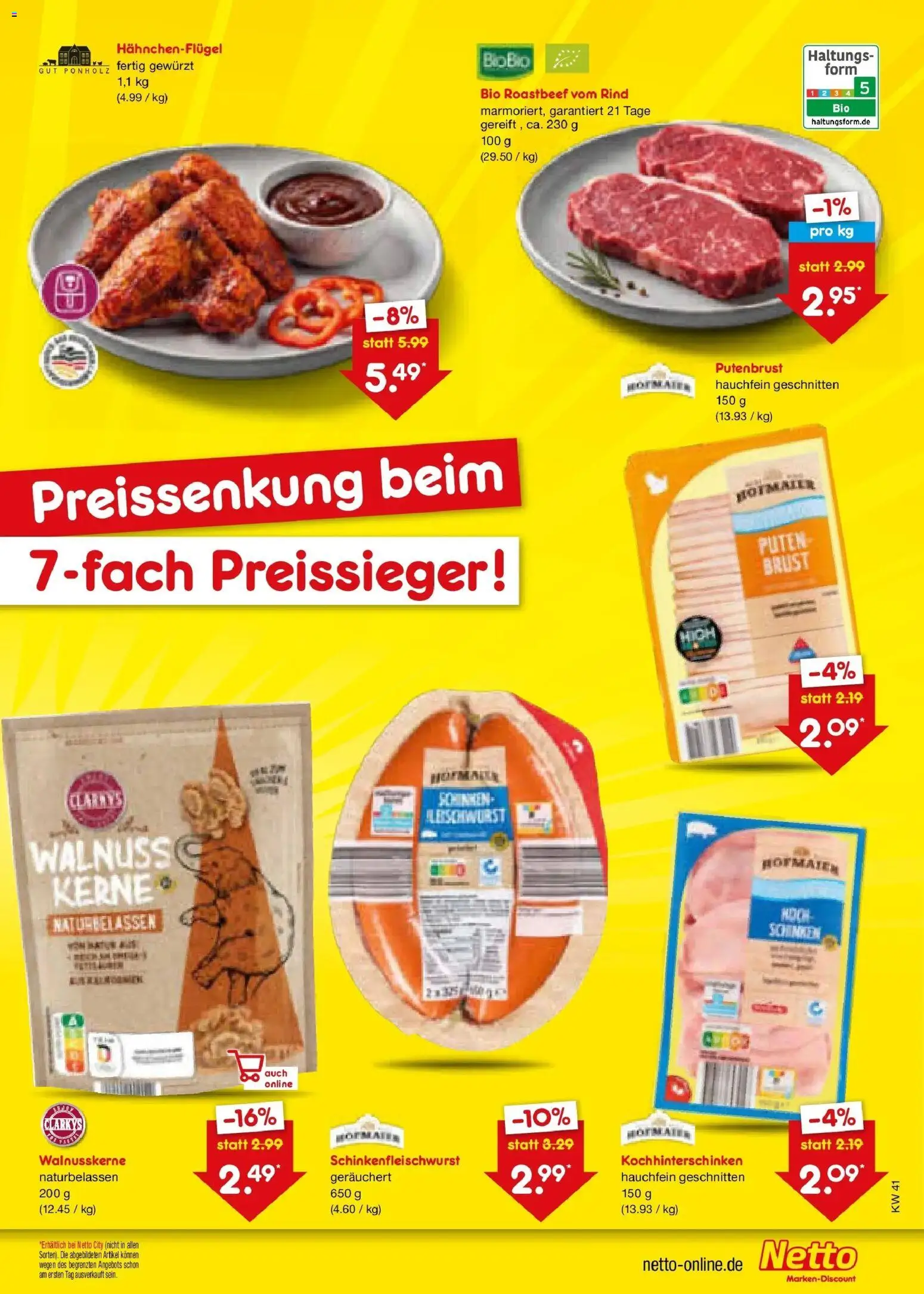 Netto Marken-Discount Prospekt Bochum – gültig ab 05.10.2026 | Seite: 23 | Produkte: Putenbrust, Roastbeef, Schinken