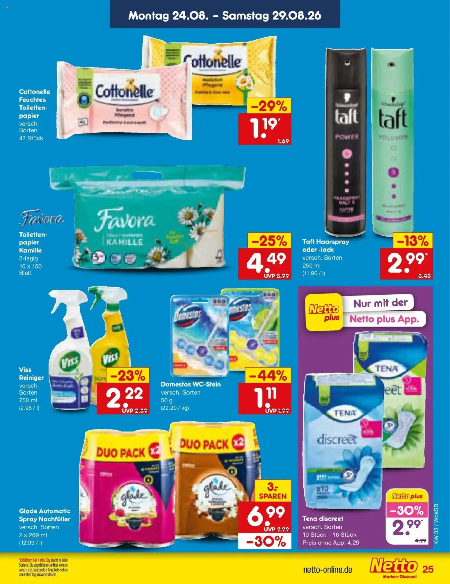 Netto Marken-Discount Prospekt Leonberg – gültig ab 24.08.2026 | Seite: 37 | Produkte: Haarspray