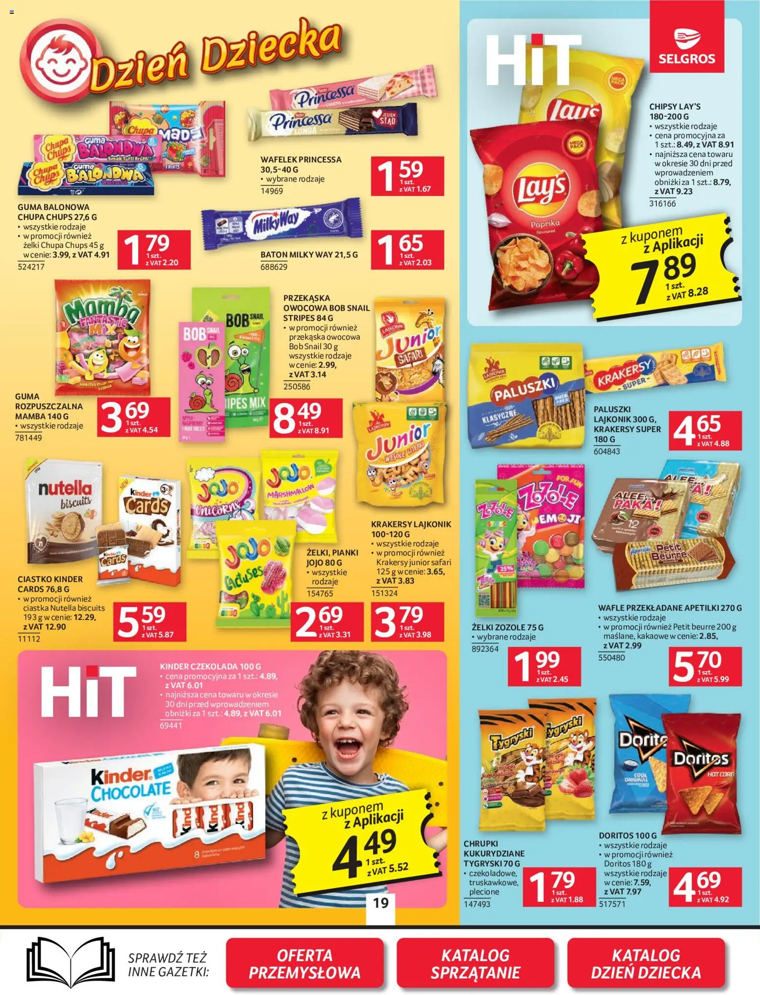 Selgros cash&carry gazetka od 21.05.2026 | Strona: 19 | Produkty: Wafle, Baton, Pianki, Ciastka