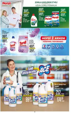 11.06.2026 tarihinden itibaren geçerli olan CarrefourSA kataloğu önizlemesi | Sayfa: 45 | Ürünler: Deterjan