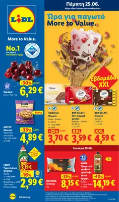 Lidl φυλλαδιο σε ισχύ από 25/06/2026