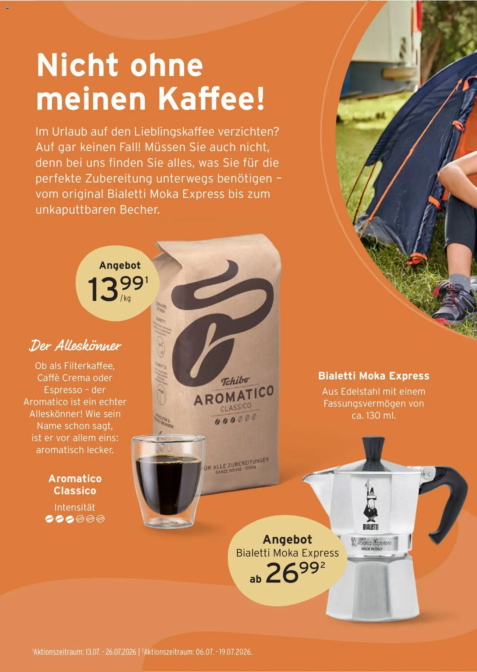 Prospekt Tchibo Einfach draußen kochen – gültig ab 15.07.2026 | Seite: 32 | Produkte: Kaffee