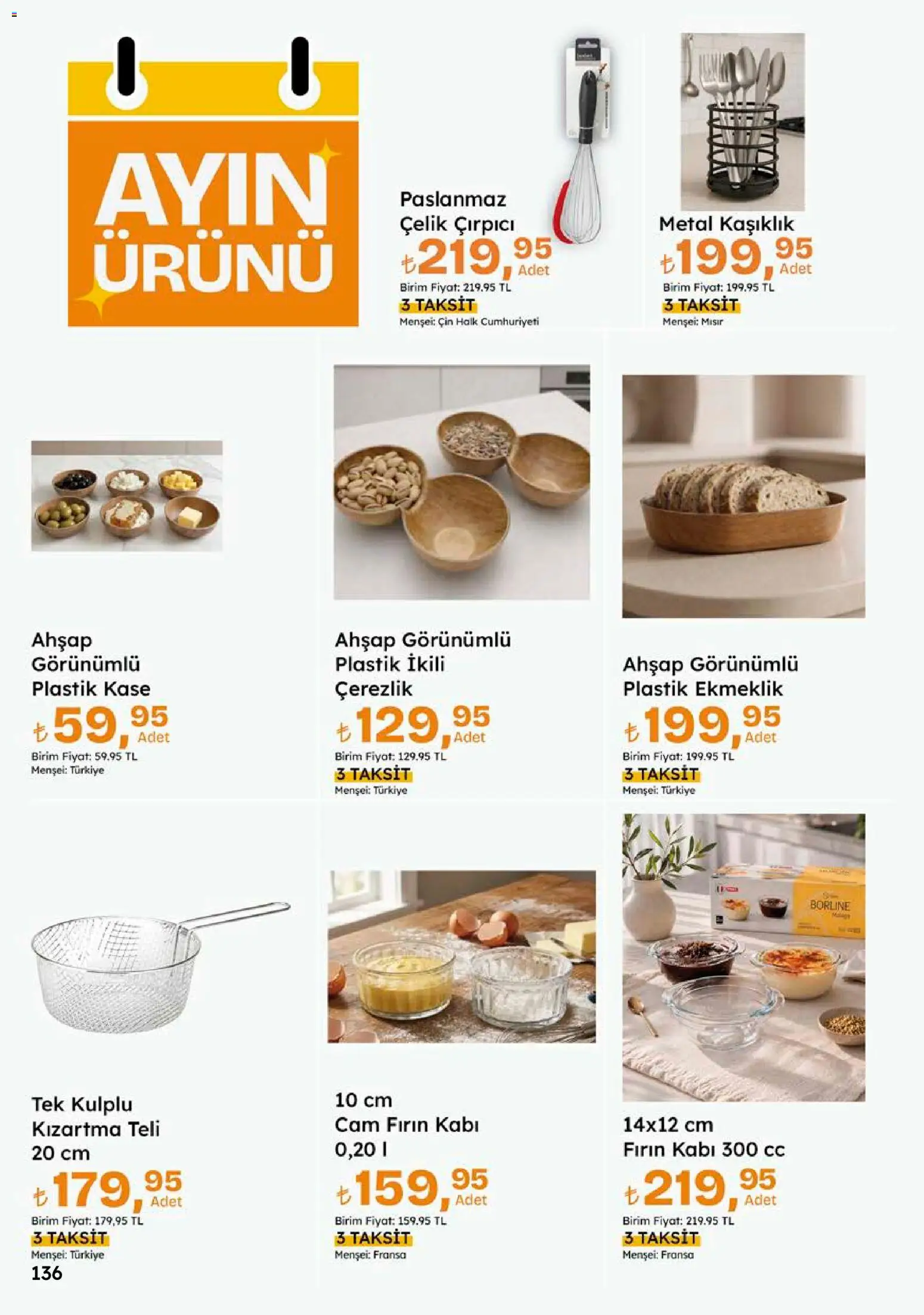 Migros Katalog - Migroskop - 22 Ekim 2026 tarihinden itibaren geçerlidir | Sayfa: 136
