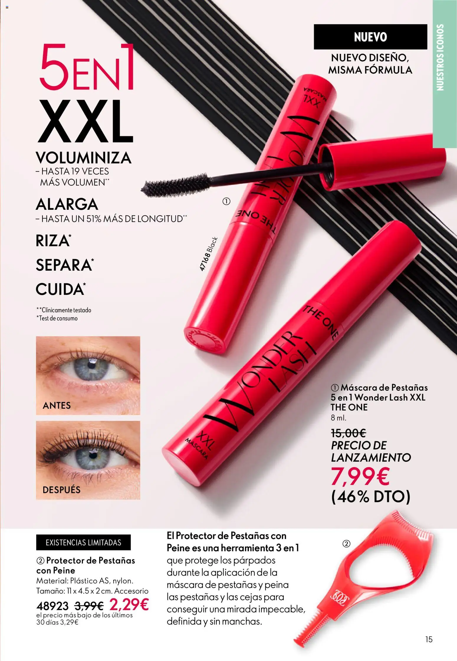 Oriflame - Catálogo Campaña 4 │ válido desde el 11.03.2026 | Página: 15 | Productos: Máscara, Máscara de pestañas