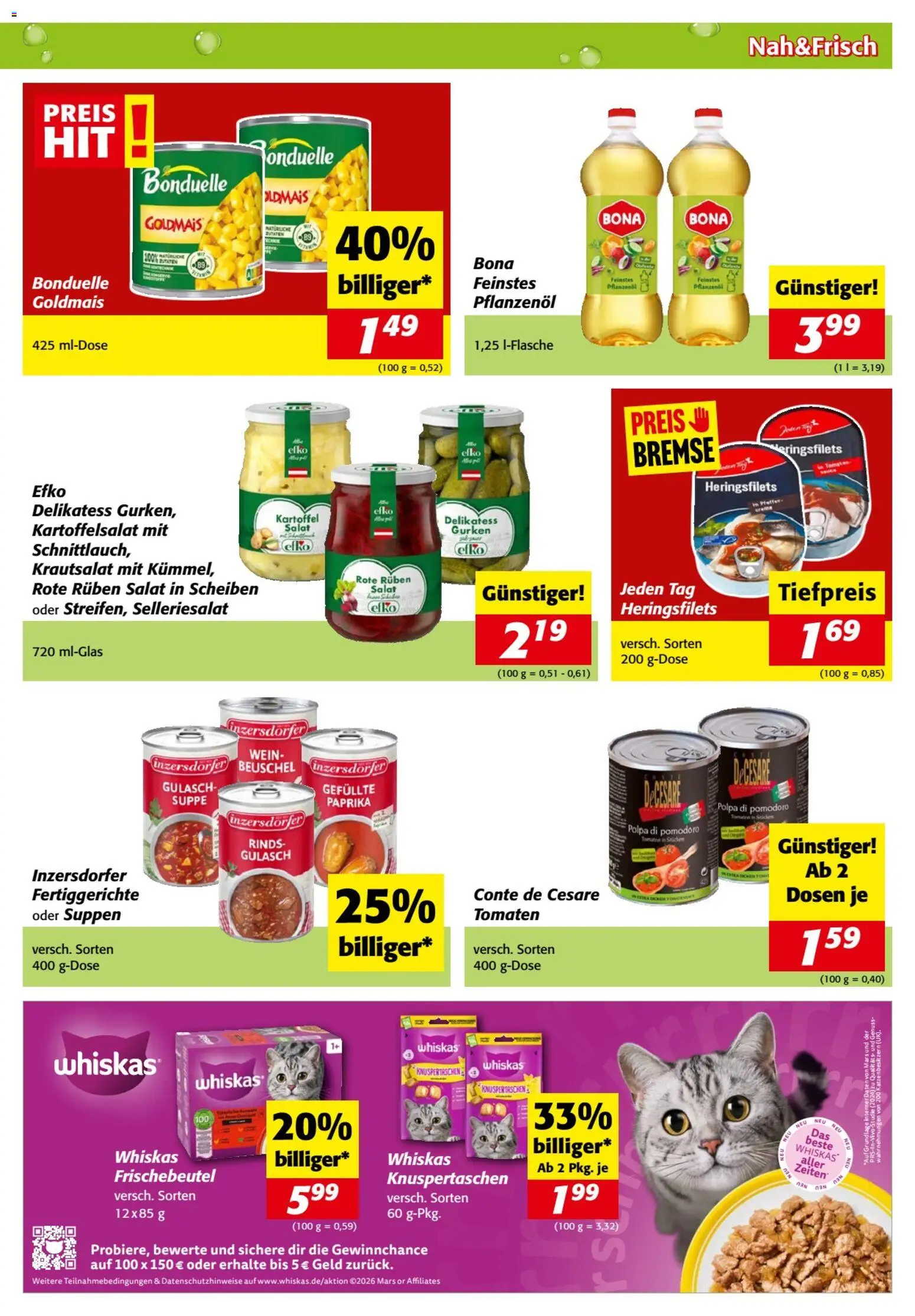 Nah und Frisch Flugblatt gültig ab 10.06.2026 | Seite: 5 | Produkte: Salat, Fertiggerichte, Wein, Tomaten