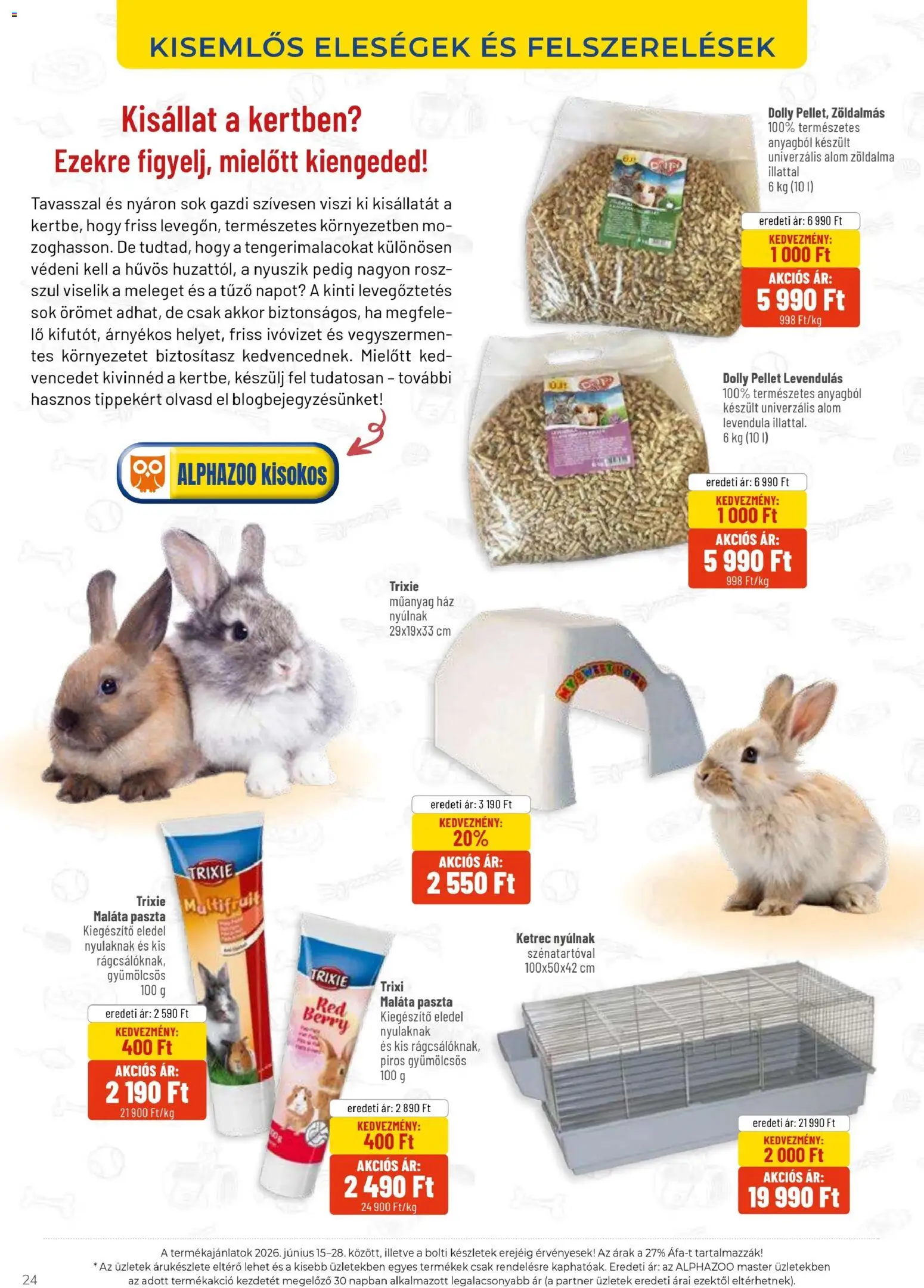 AlphaZoo akciós ujság - amely érvényes a következő dátumtól: 15.06.2026 | Oldal: 24 | Termékek: Levendula