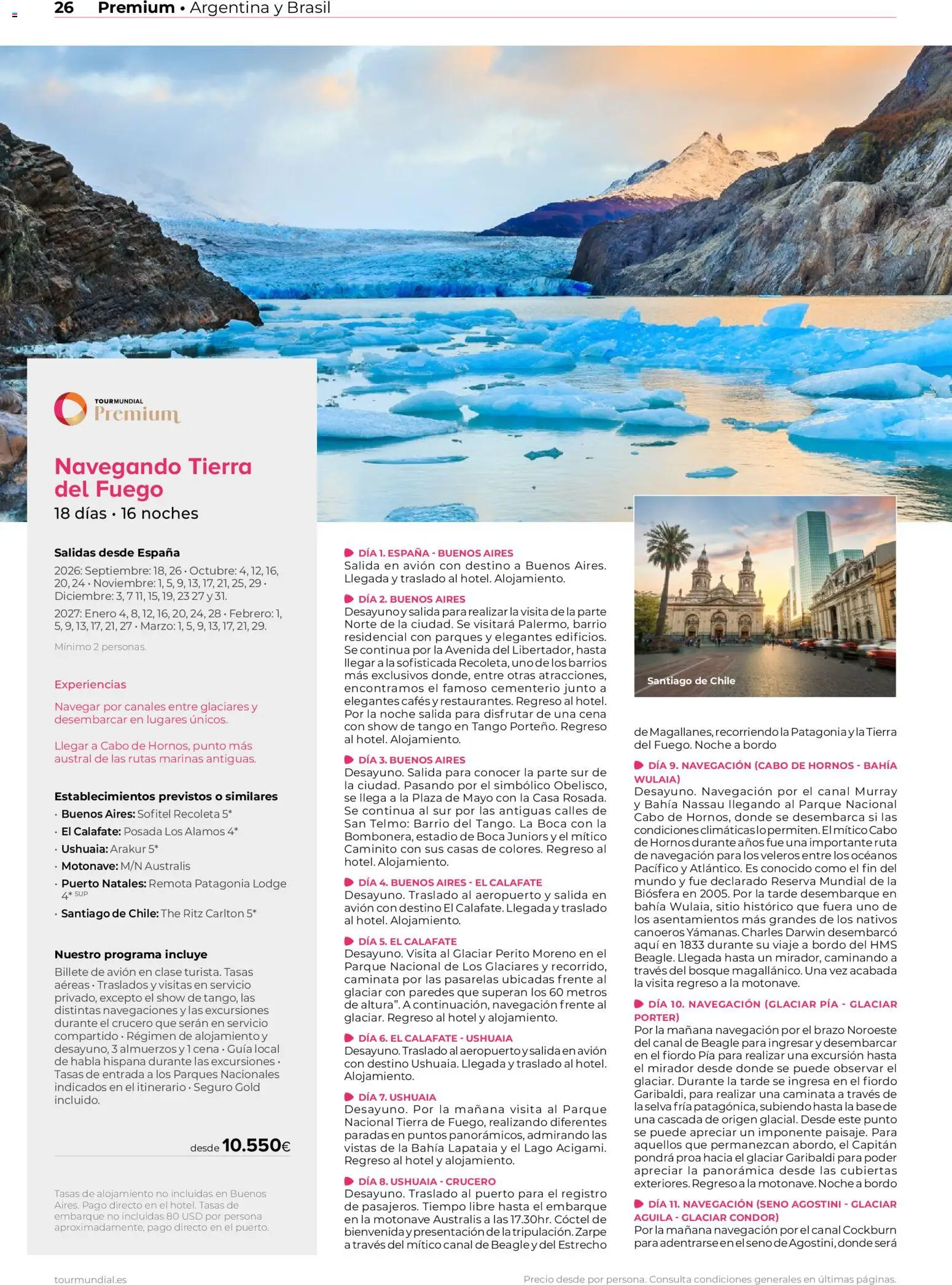 Viajes El Corte Inglés Argentina y Brasil │ válido desde el 01/06/2026 | Página: 26 | Productos: Navegación, Tierra