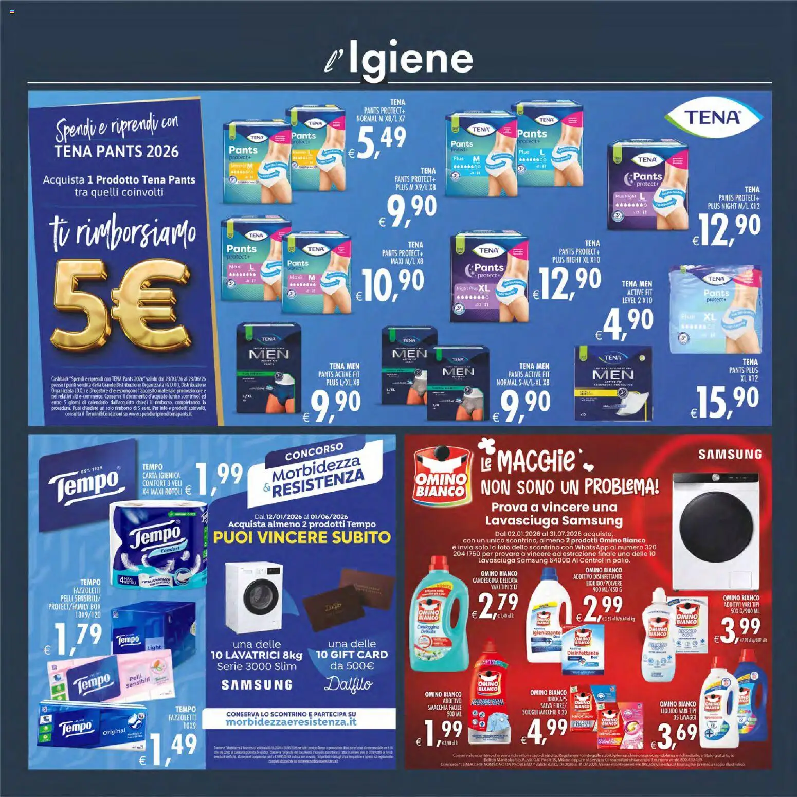 Volantino Decò del 28.04.2026 | Pagina: 35 | Prodotti: Carta igienica, Lavasciuga, Candeggina, Fazzoletti
