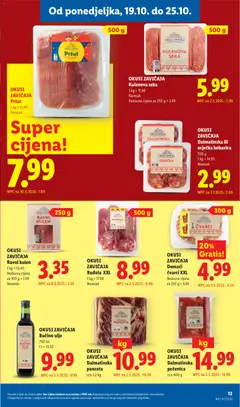OKUSI ZAVIČAJA Pršut, Pršut iz suhomesnati proizvodi - Pregled kataloga iz trgovine Lidl, vrijedi od 19.10.2026 | Stranica: 13