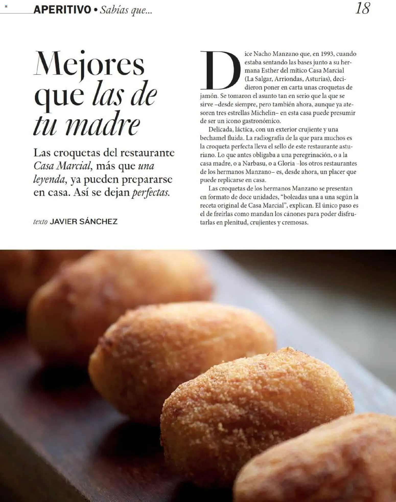 El Corte Inglés Gourmet Magazine │ válido desde el 01/10/2026 | Página: 18 | Productos: Croquetas