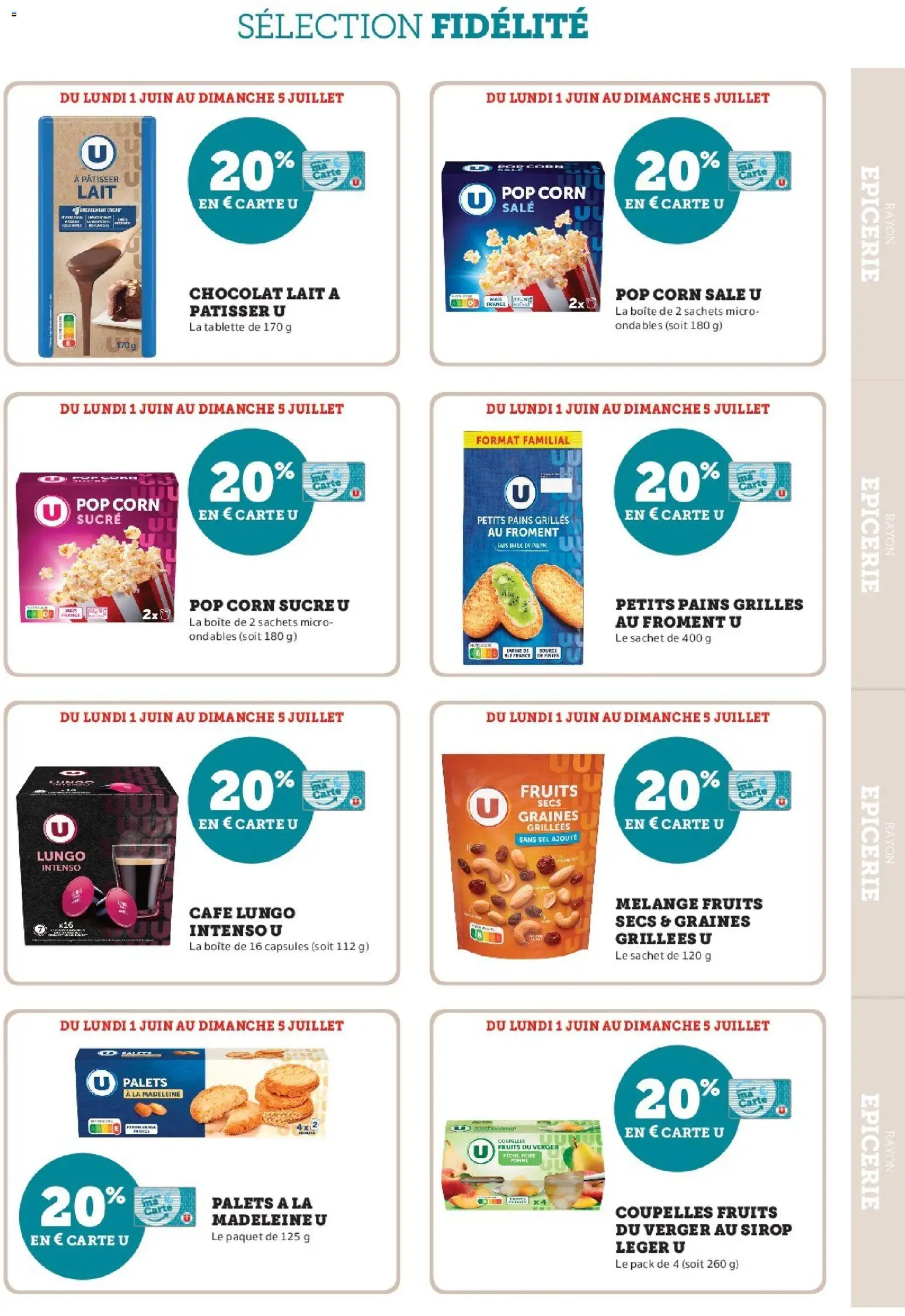 {H1} | Page: 7 | Produits: Sucre, Sel, Lait, Café
