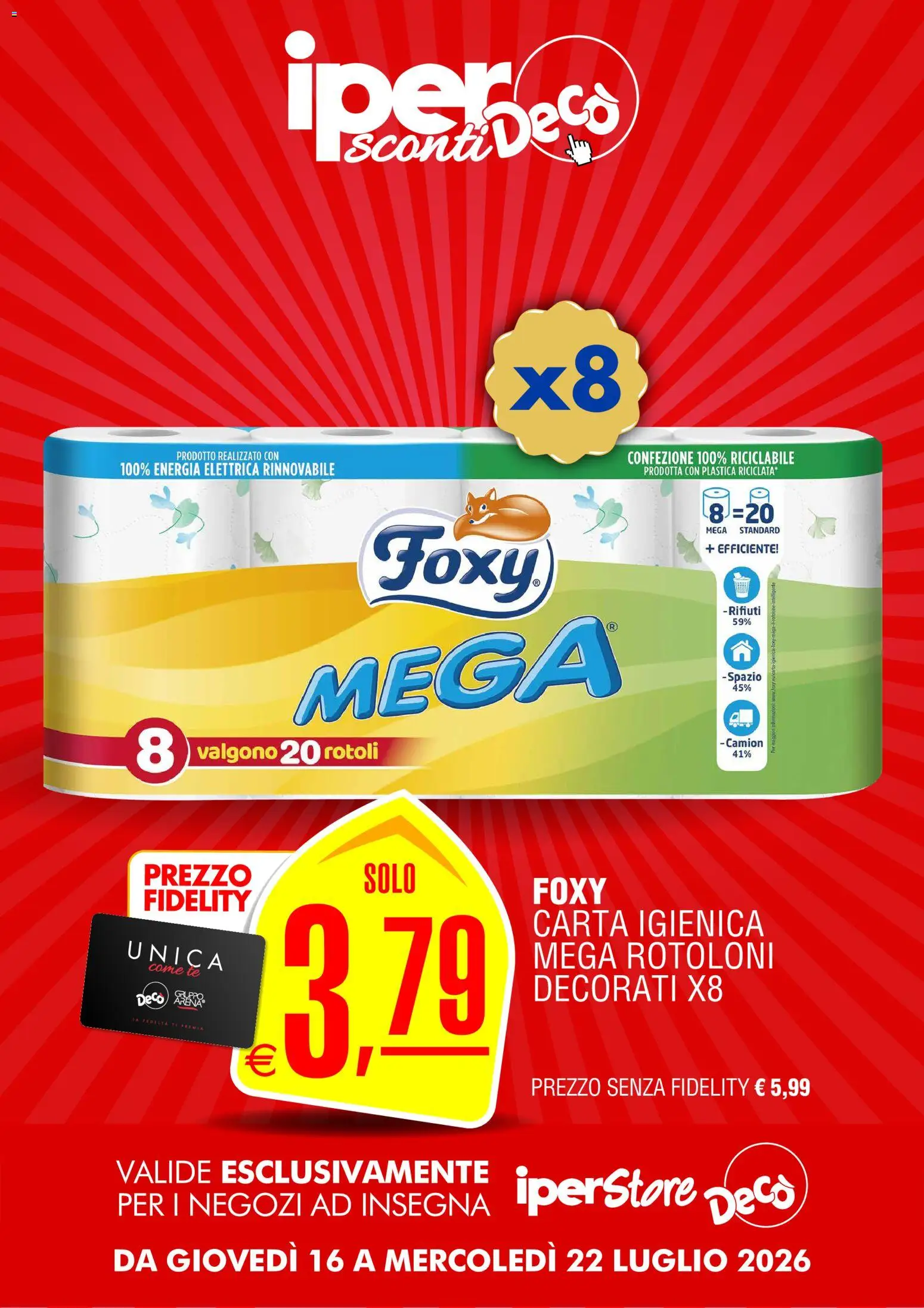 Volantino Decò del 16/07/2026 | Pagina: 14