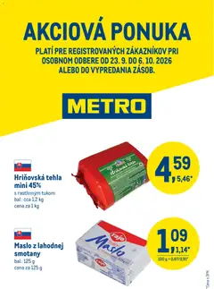 Metro leták platný od 23.09.2026