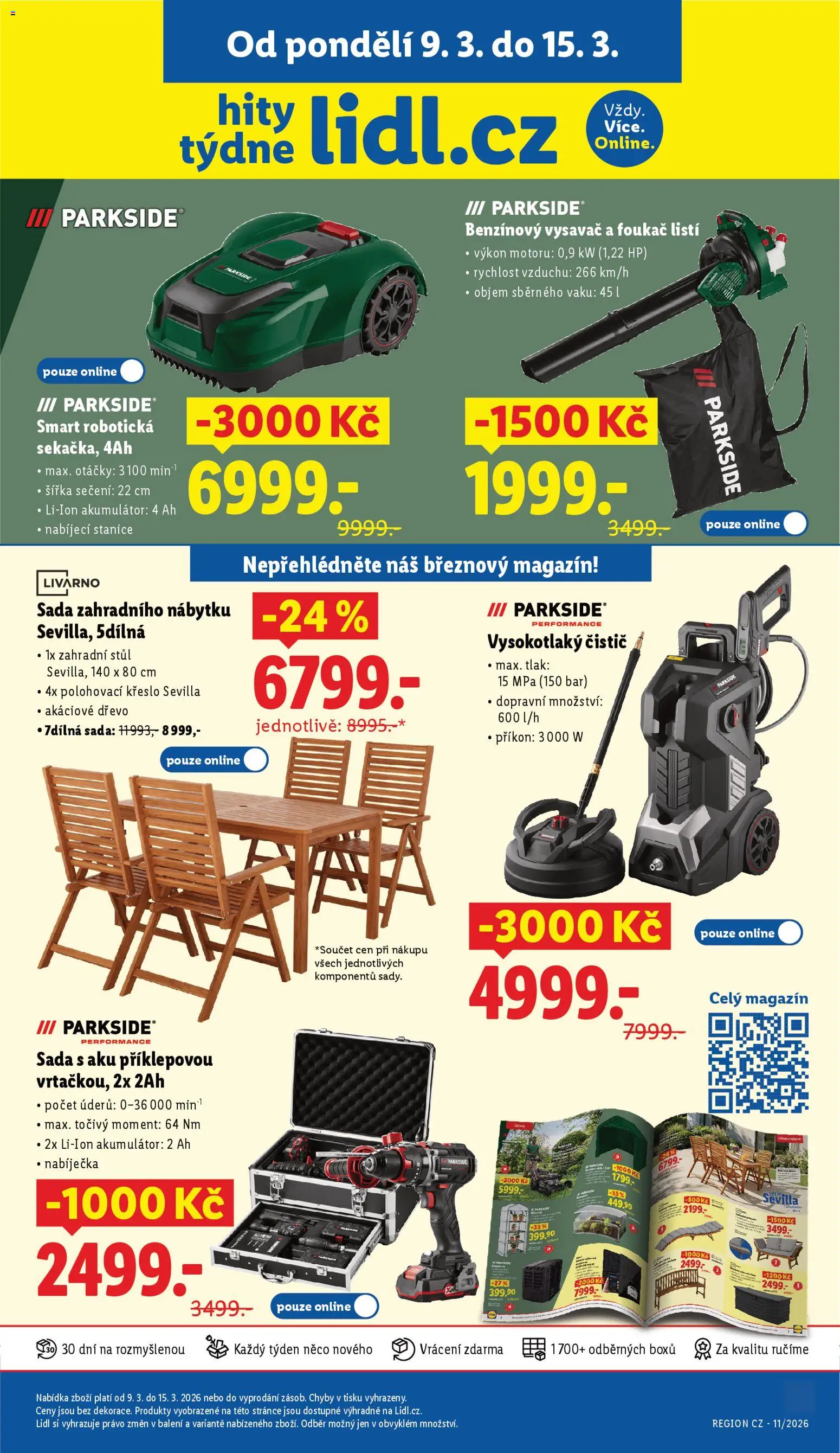 Lidl leták od 12.03.2026 | Strana: 41 | Produkty: Vysavač, Křeslo, Stůl, Vysokotlaký čistič