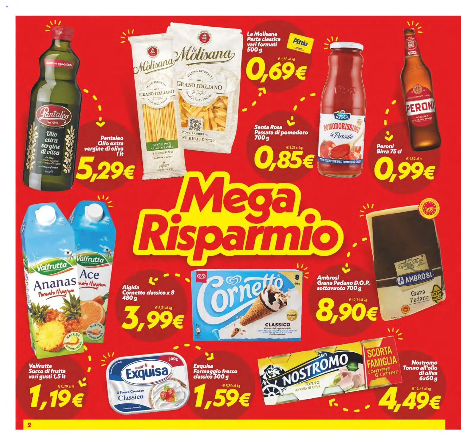 Volantino SuperConveniente del 29.05.2026 | Pagina: 2 | Prodotti: Frutta, Ananas, Passata di pomodoro, Olio extra vergine