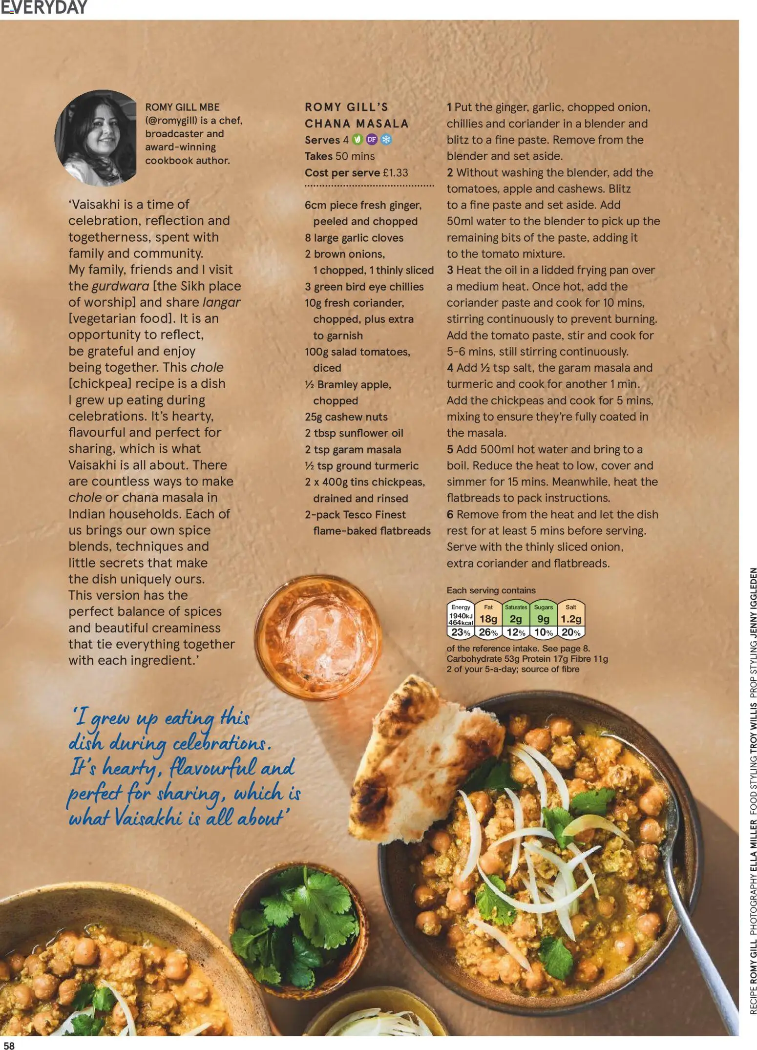 {H1} | Page: 58 | Products: Garlic, Chickpeas, Nuts, Salad