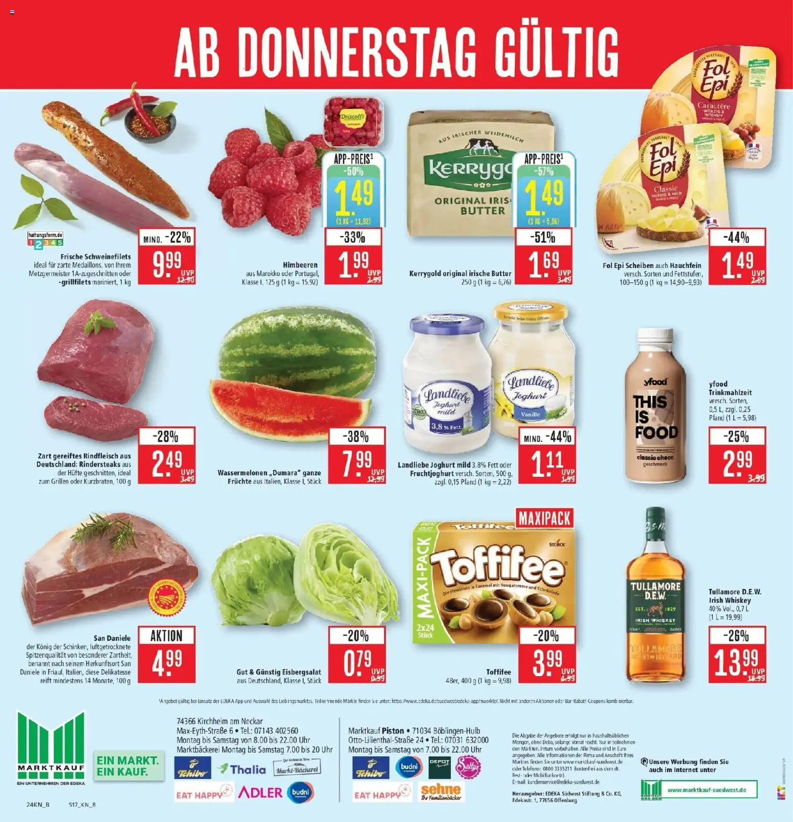 Marktkauf Prospekt Kirchheim – gültig ab 27.07.2026 | Seite: 32 | Produkte: Butter, Fruchtjoghurt, Toffifee, Landliebe joghurt
