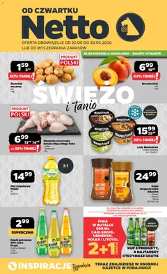 Pogląd oferty "Netto gazetka od czwartku spożywcza" - ważna od 25.06.2026