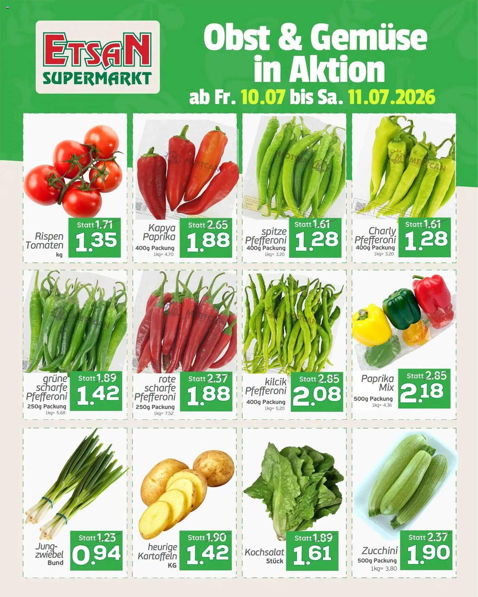 ETSAN Obst &  Gemüse gültig ab 10.07.2026 | Seite: 2 | Produkte: Kartoffeln, Gemüse, Obst, Tomaten
