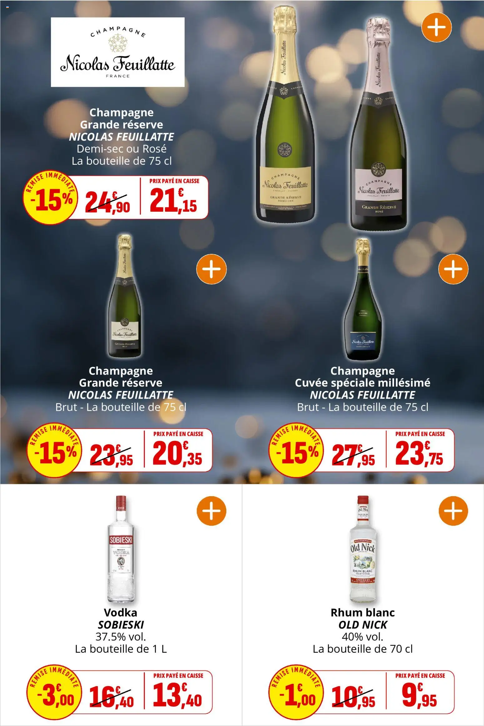 {H1} | Page: 34 | Produits: Vodka, Champagne, Rhum, Rhum blanc traditionnel