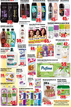 Náhled letáku Eva supermarket leták od 22.04.2026 | Strana: 6 | Produkty: Mýdlo, Sprchový gel, Dove, Šampon