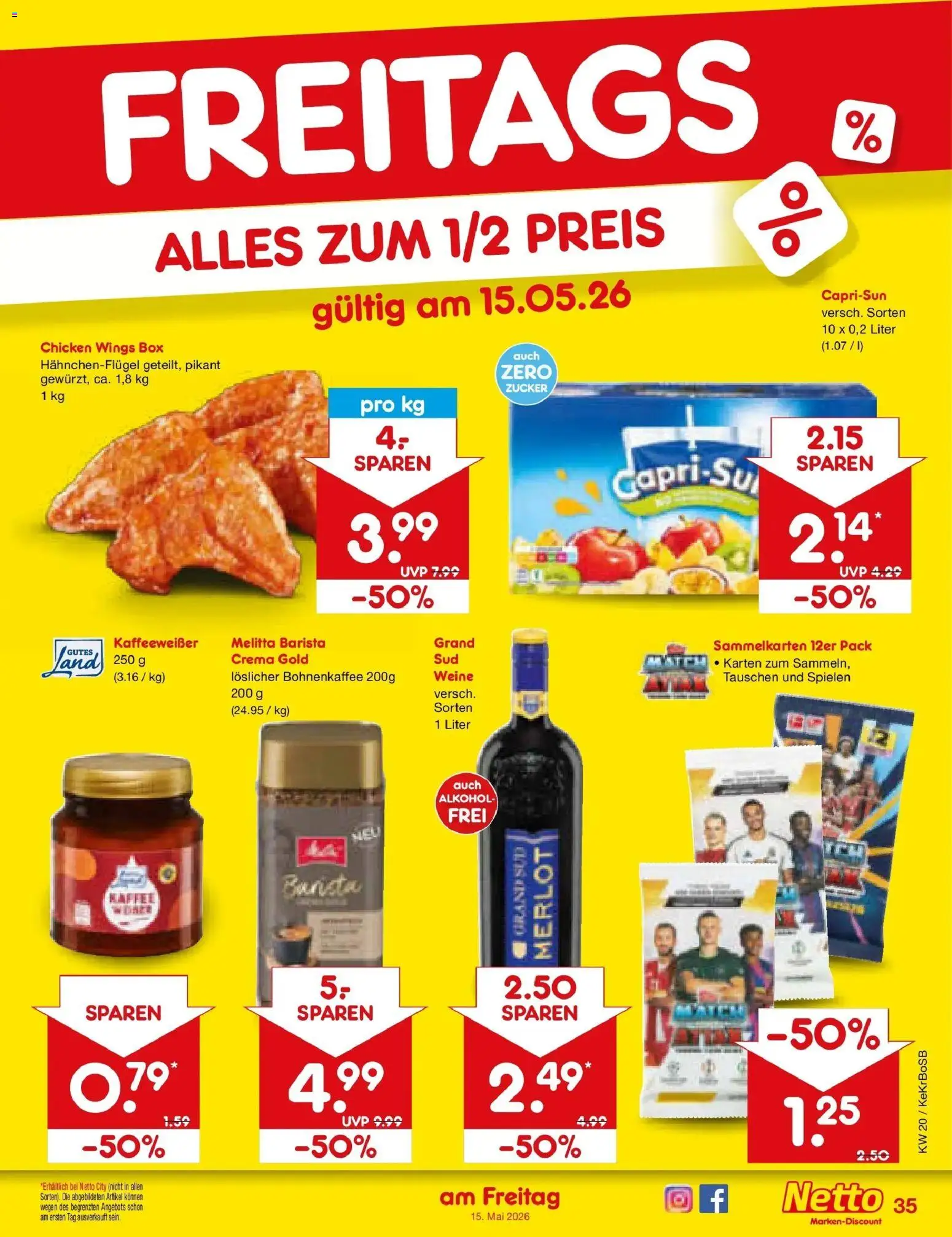 Netto Marken-Discount Prospekt Jüchen	 – gültig ab 10.05.2026 | Seite: 44 | Produkte: Melitta, Kaffee, Merlot, Box