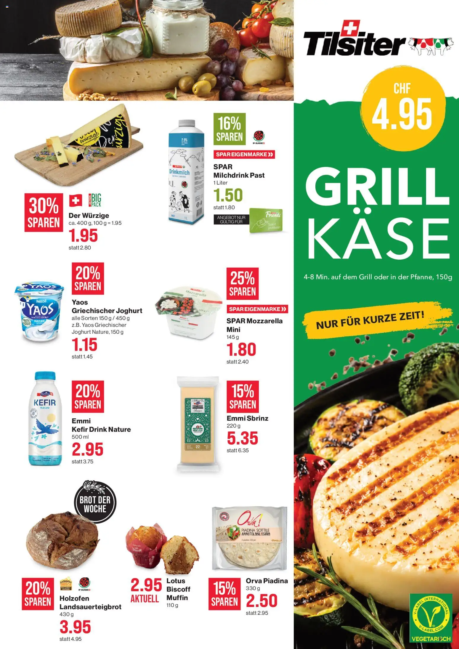 SPAR aktionen – gültig ab 16.07.2026 | Seite: 5 | Produkte: Kefir, Joghurt, Brot, Backofen